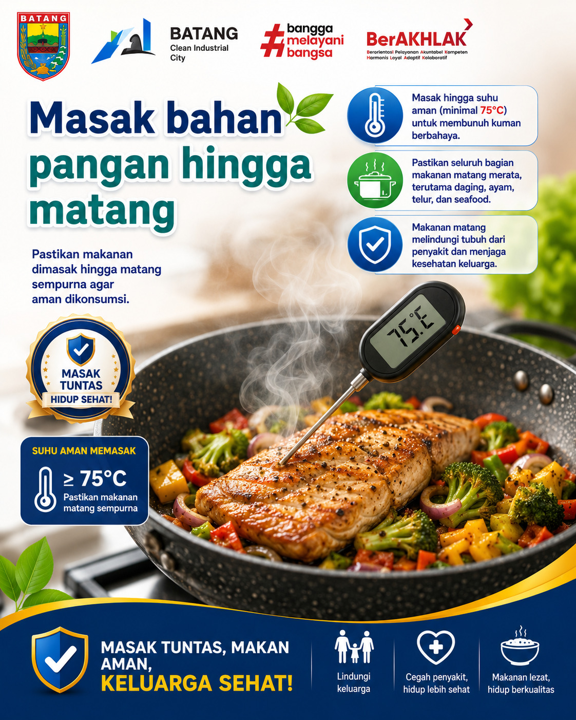 komunikasi, informasi, dan edukasi (KIE) Keamanan Pangan