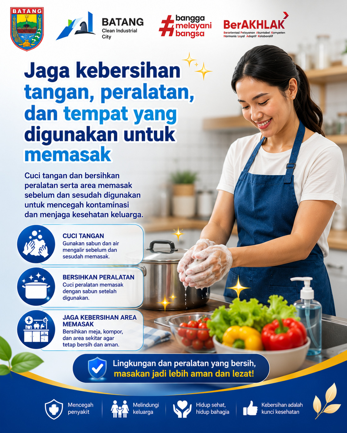 komunikasi, informasi, dan edukasi (KIE) Keamanan Pangan