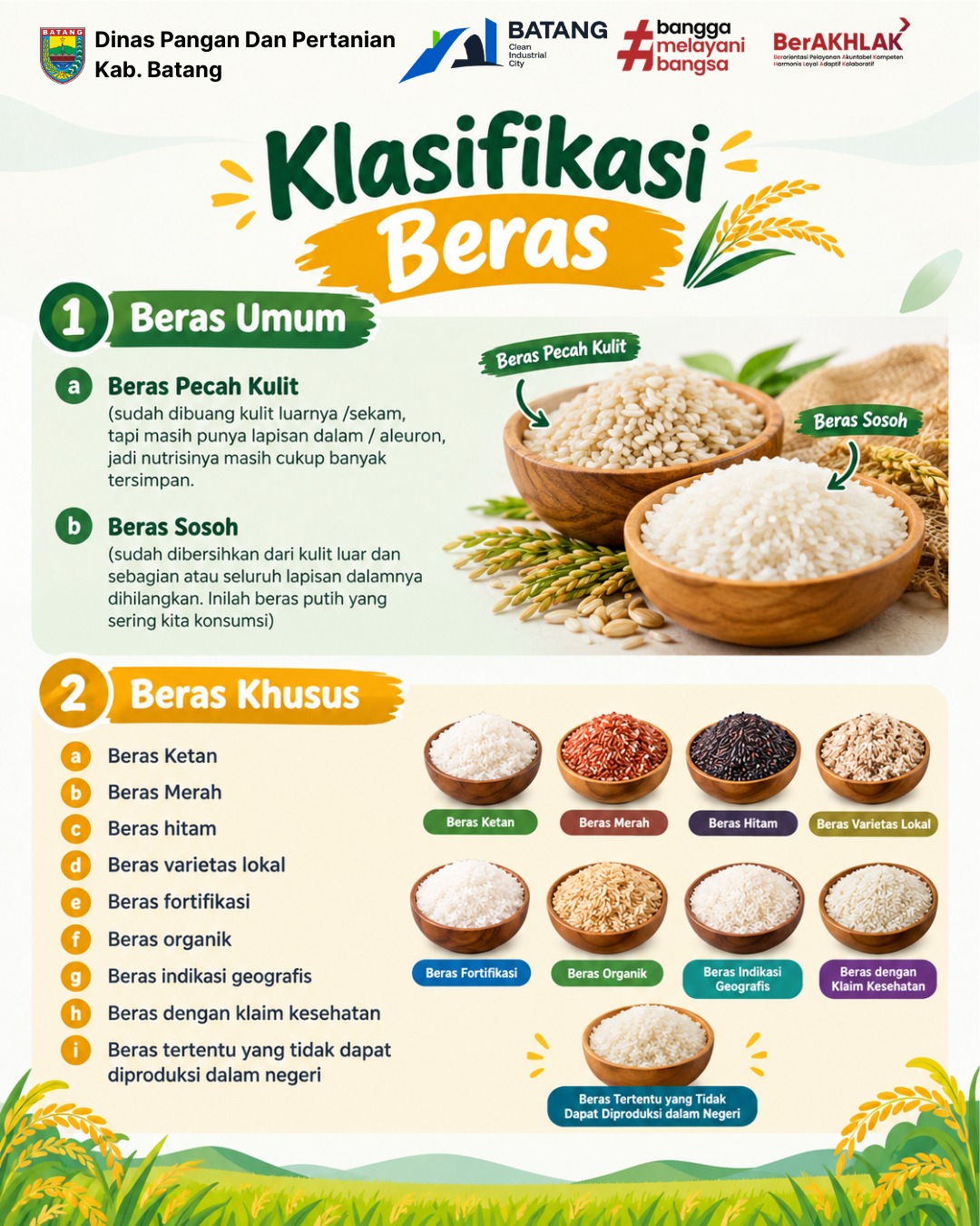 Ini dia standar mutu dan label beras yang harus dipatuhi pelaku usaha